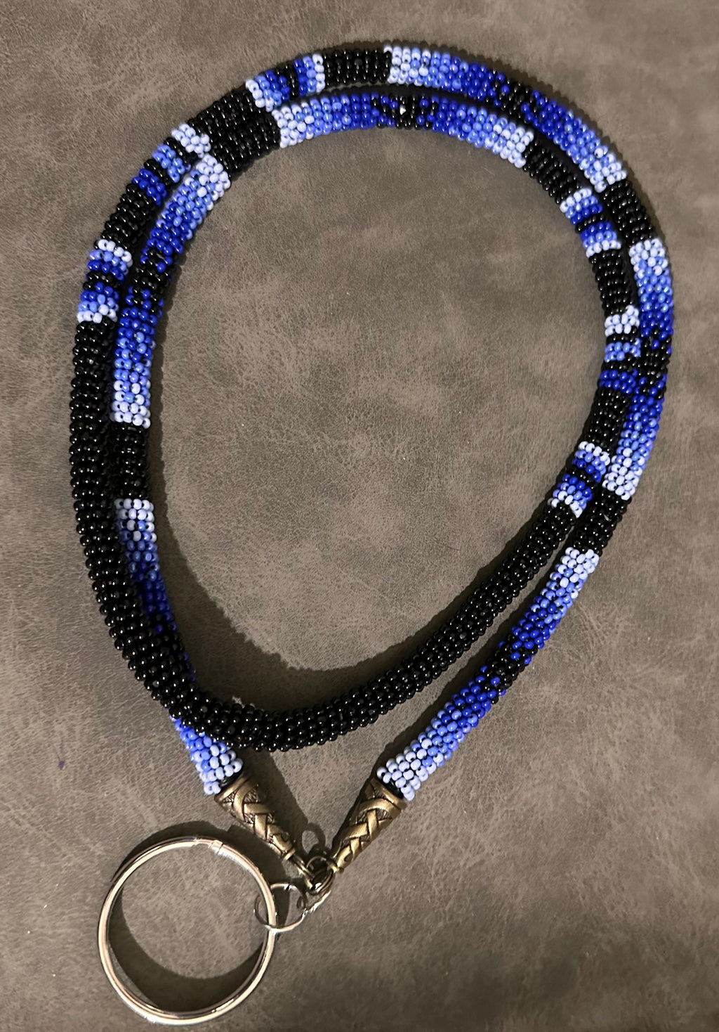 Sapphire Drift Lanyard