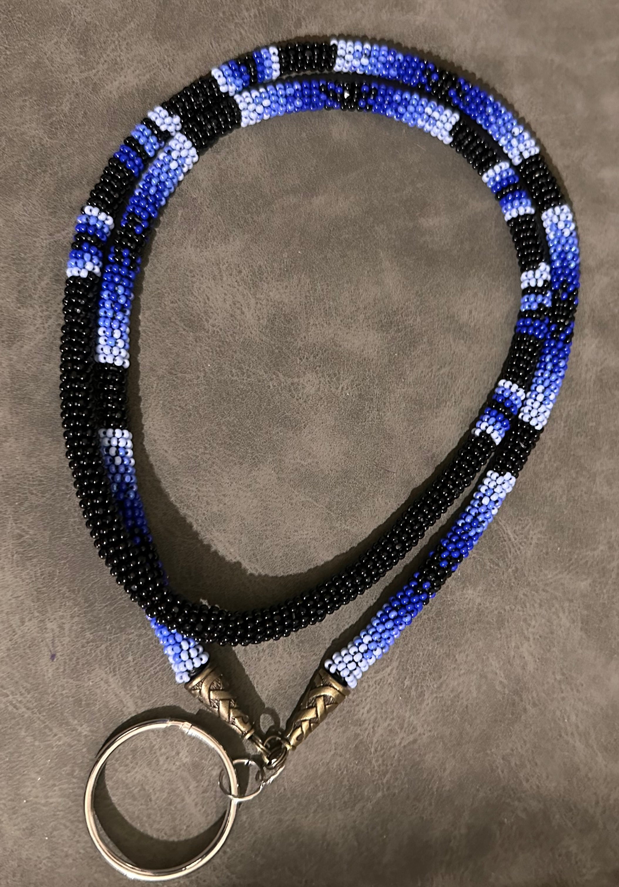 Sapphire Drift Lanyard