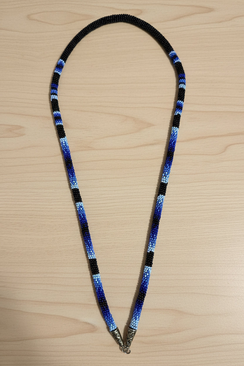 Sapphire Drift Lanyard