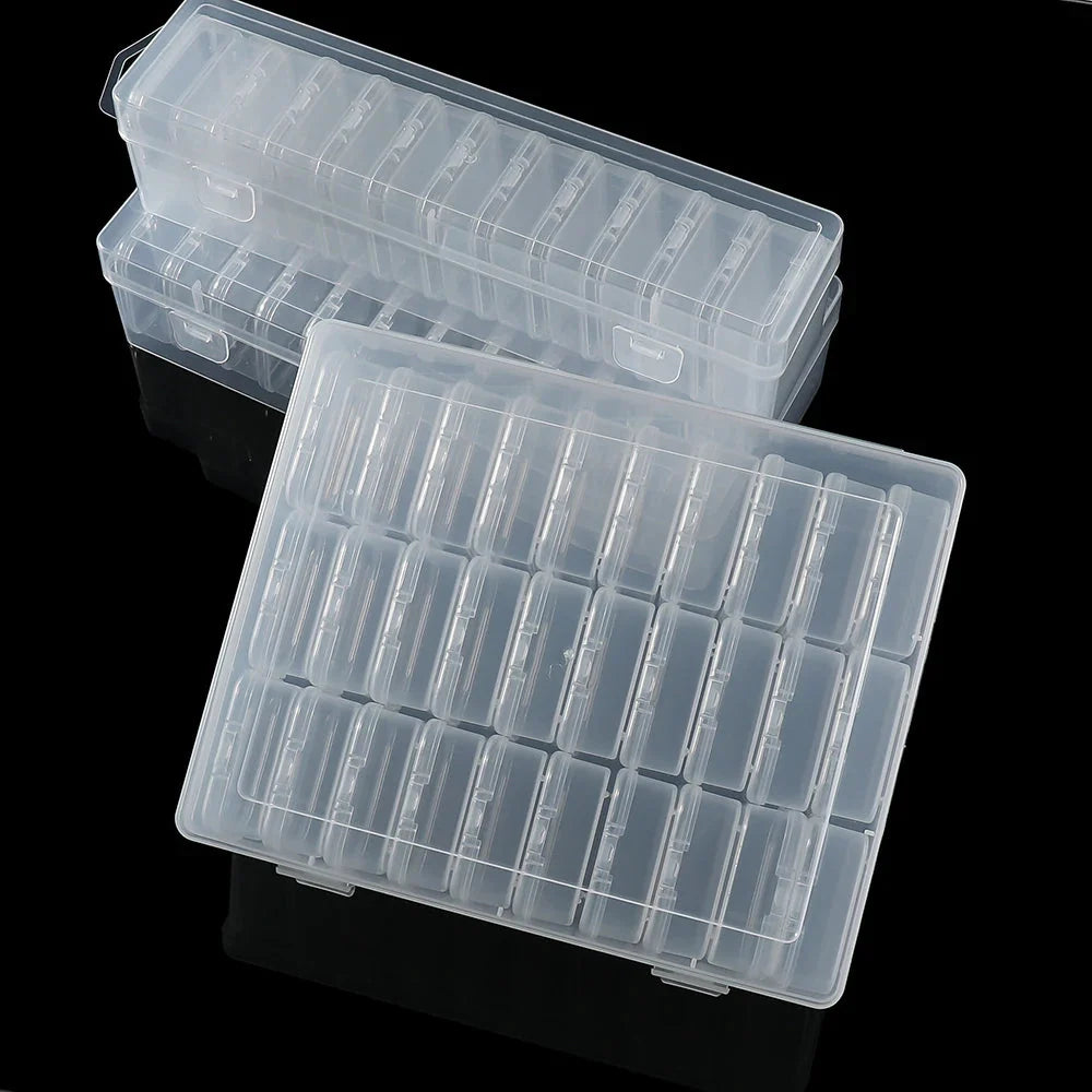 Clear Bead Organizer Box – Plastic Storage Containers