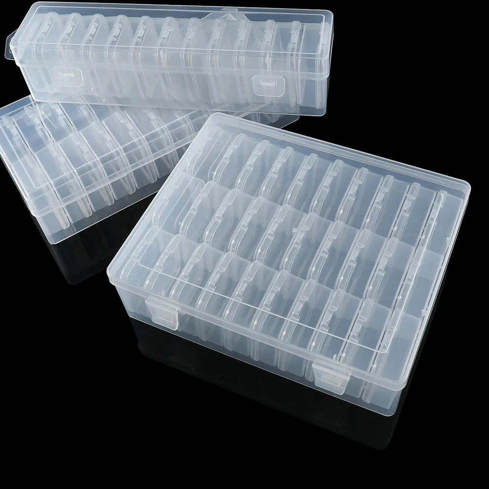 Clear Bead Organizer Box – Plastic Storage Containers