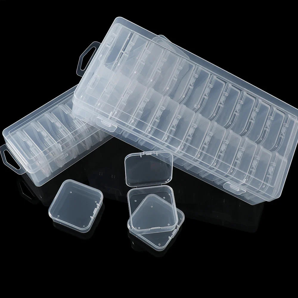 Clear Bead Organizer Box – Plastic Storage Containers