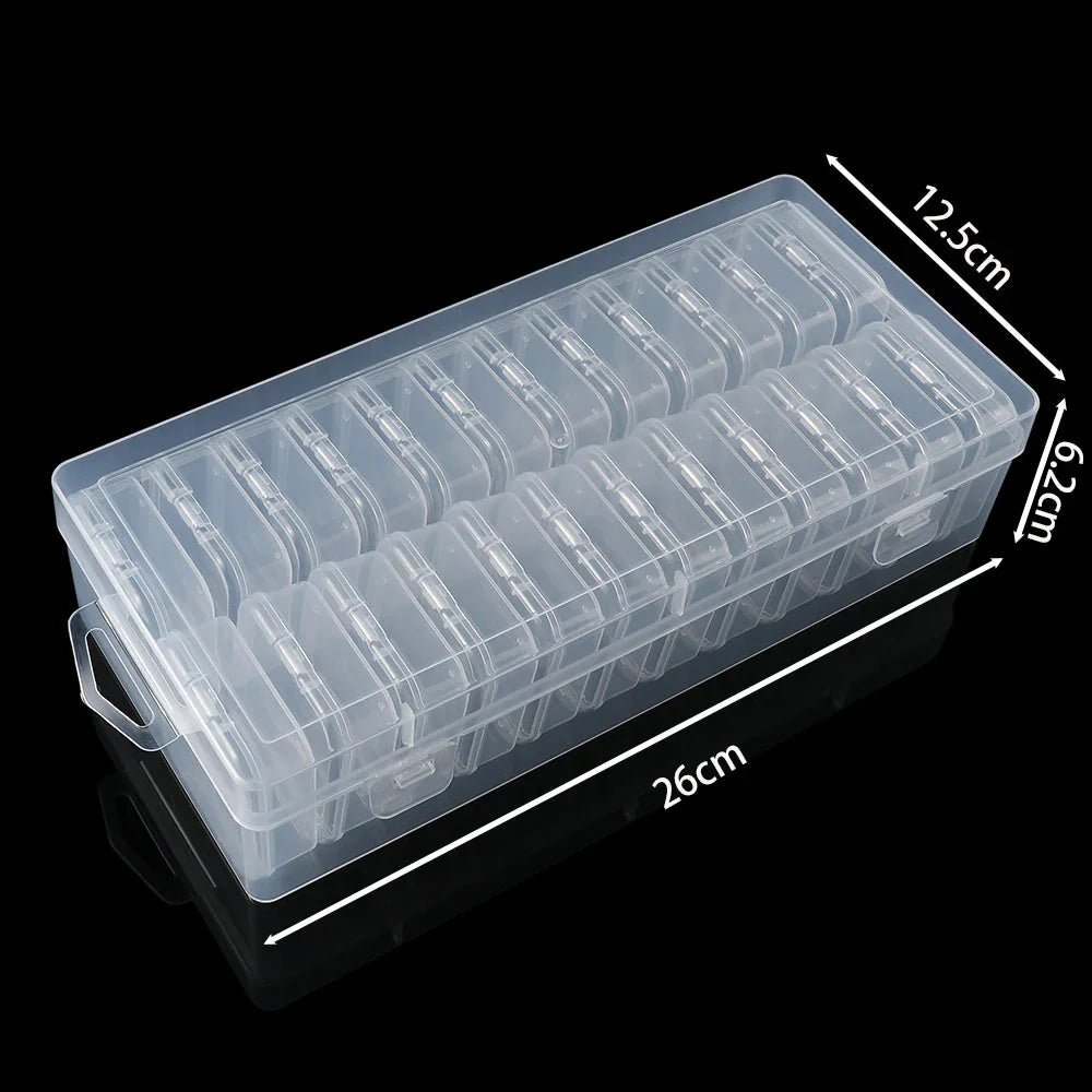 Clear Bead Organizer Box – Plastic Storage Containers