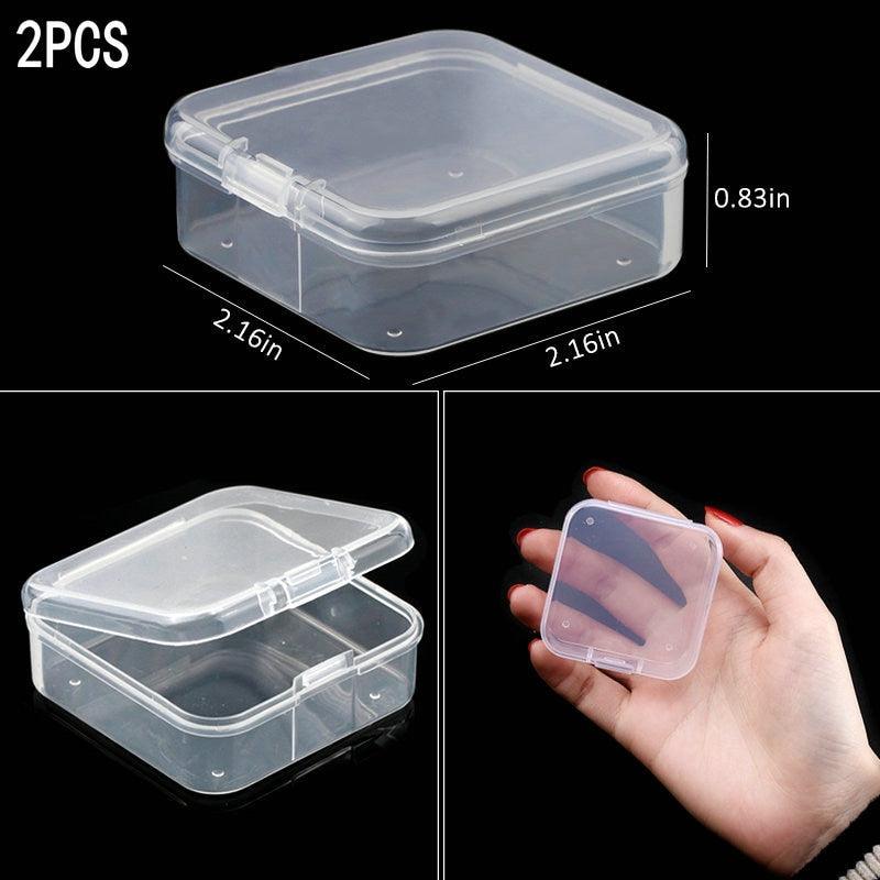 Transparent Plastic Storage Jewelry Box Compartment Adjustable Container For Beads Earring Box For Jewelry Rectangle Box Case Storage Container for Jewelry Beads Earring